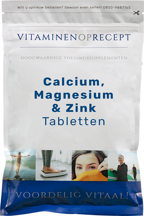 Calcium, Magnesium & Zink tabletten