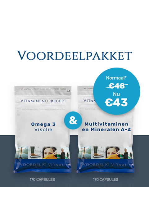 Voordeelpakket Multivitaminen + Omega-3