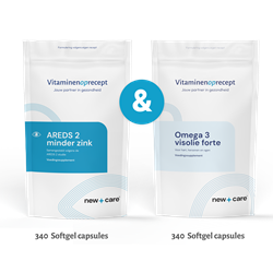 Voordeelpakket Areds 2 Minder Zink + Omega-3