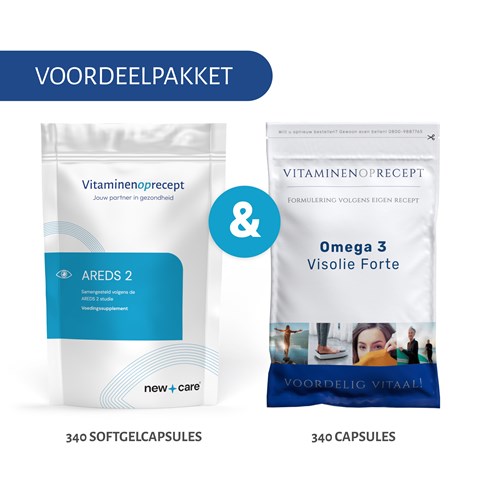 Voordeelpakket Areds 2 Oogformule + Omega-3