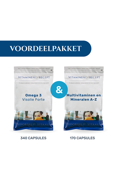 Voordeelpakket Multivitaminen + Omega-3