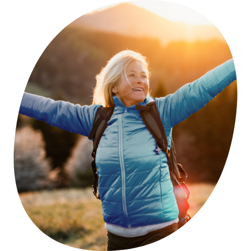 Vitaminen Op Recept voordelen - Dame in de buitenlucht